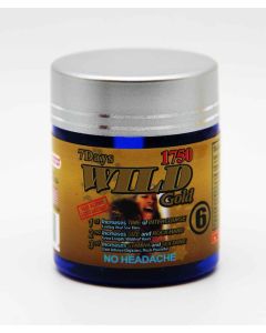 Wild Gold 1750mg 7 Days Male Sexual Enhancement 6 Count Capsule Bottle