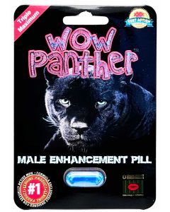 Wow Panther Triple Maximum Sexual Enhancer Blue Pill Front