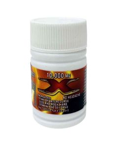 X 10000 Red 6 Count Bottle Male Sexual Performance Enhancement Pill