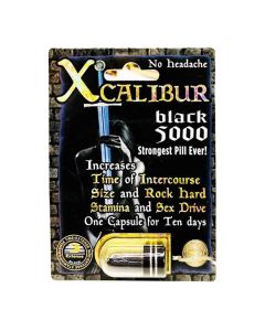 Xcalibur Black 5000 Male Sexual Performance Enhancement Pill