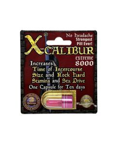 Xcalibur Extreme 8000 Male Sexual Performance Enhancement Pill