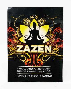 Zazen Stress and Anxiety Aid Dietary Supplement 3 Caps