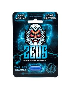 Zeus 1800mg Strongest Male Sexual Performance Enhancement Pill display