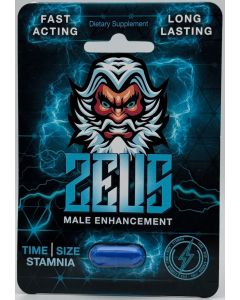 Zeus 1600mg Strongest Male Sexual Performance Enhancement Pill back