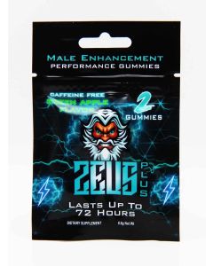 Zeus Gummy Strongest Male Sexual Performance Enhancement Gummies Pack