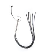 Leather Whip Metal Handle Triple X 12007