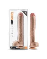 Blush Dr. Skin Dr. Michael 14" Realistic Dildo With Balls Beige box