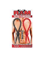 Ultra Clinchers Cock Ties Silicone Ram
