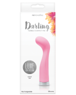 NS Luxe Darling Flexible Rechargeable Vibrator Silicone Pink box