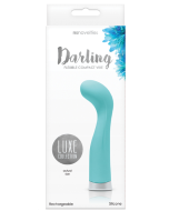 NS Luxe Darling Turquoise Flexible Rechargeable Vibrator Silicone box