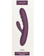 Svakom Avery Thrusting Rabbit Vibrator Lilac