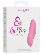 CalExotics LuvMor Foreplay Curved Tip Rechargeable Silicone Vibrator box