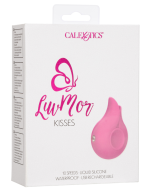 LuvMor Kisses Flickering Rechargeable Silicone Vibrator CalExotics box