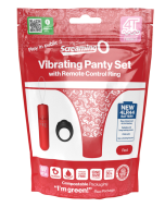 Screaming O My Secret 4T Panty Vibe Red Remote Control Ring Set box