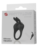 Pretty Love Davion Vibrating Cockring Silicone Flexible box