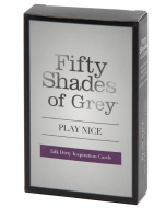 Fifty Shades Of Grey Play Nice Talk Dirty Inspiration Card Game box