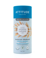Unscented Baking Soda Free Deodorant 3 oz Hypoallergenic Attitude