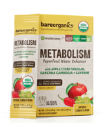Metabolism Superfood Drink Mix Smoothie Booster 12 Cnt BareOrganics 