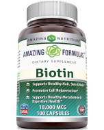 Amazing Formulas Gluten Free Biotin Supplement 10,000 mcg