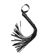 Allure X Play Whip Faux Leather Black