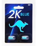 Kangaroo 2K Blue Alpha 3000 Male Enhancement 2 Counts Pack