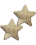 Glitter 31528 Gold Glitter Cross Pasties Lingerie