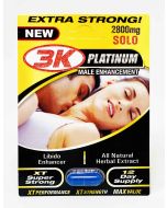3 KO Solo 2800 Gold XT Super Strong Male Libido Enhancer Pill