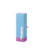 Vibrator Satisfyer Wand-Er Women White Chrome Waterproof Rechargeable box