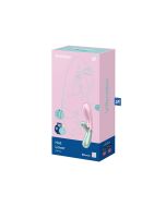 Hot Lover Silicone Warming Vibrator Green Satisfyer box