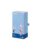 Hot Lover Silicone Warming Bluetooth App Vibrator Pink Satisfyer box