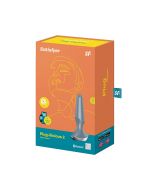 Satisfyer Plug Ilicious 2 Vibrator Waterproof Rechargeable Ice Blue box