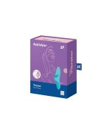 Satisfyer Finger Vibrator Teaser Light Blue Silicone Rechargeable box