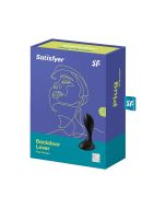 Satisfyer Backdoor Lover Black Unisex Vibrator Rechargeable Silicone box