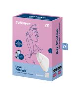 Satisfyer Love Triangle Air Pulse Clitoris Stimulating Vibrator White box