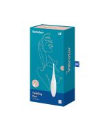 Satisfyer Twirling Fun White Rechargeable Waterproof Vibrator box