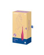 Satisfyer Twirling Fun Magenta Rechargeable Waterproof Vibrator box