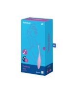 Twirling Joy Pink Silicone Rechargeable Waterproof Vibrator Satisfyer box