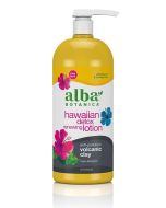 Hawaiian Detox Renewing Lotion Volcanic Clay 32 Oz Alba Botanica front