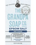 Grandpa Deep Cleanse Epsom Salt Bar Soap 4.25 Oz Vegan Cruelty Free