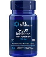 Life Extension 5-LOX Inhibitor with AprèsFlex 100mg 60 Veggie Caps front