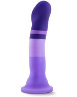 Avant D2 Purple Rain 7" Silicone Dildo Suction Cup Strap On solo