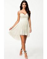 hite Spaghetti Straps Sexy Retro High Low Ladies Dress 6421hite Spaghetti Straps Sexy Retro High Low Ladies Dress 6421