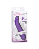 Curve Lil Wavy 7X Silicone Rechargeable Mini G Spot Vibrator Violet box
