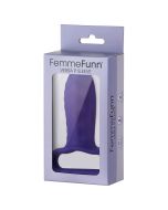 FemmeFunn Versa P Sleeve Dark Purple Silicone Textured box