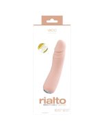 Vedo Rialto Rechargeable 10 Modes Waterproof Vibrator Vanilla box