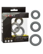 CalExotics Link Up Ultra Soft Ultimate Silicone Cock Ring Set box