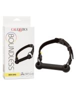 CalExotics Boundless Silicone Bar Gag Vegan Leather Straps box