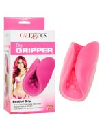 CalExotics The Gripper Beaded Grip Open Sleeve Masturbator box