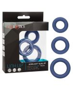 CalExotics Link Up Ultra Soft Elite Silicone Cock Ring Set box