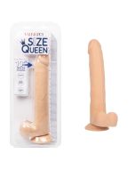 Dildo Size Queen 10" Ivory Realistic Head Veins CalExotics box